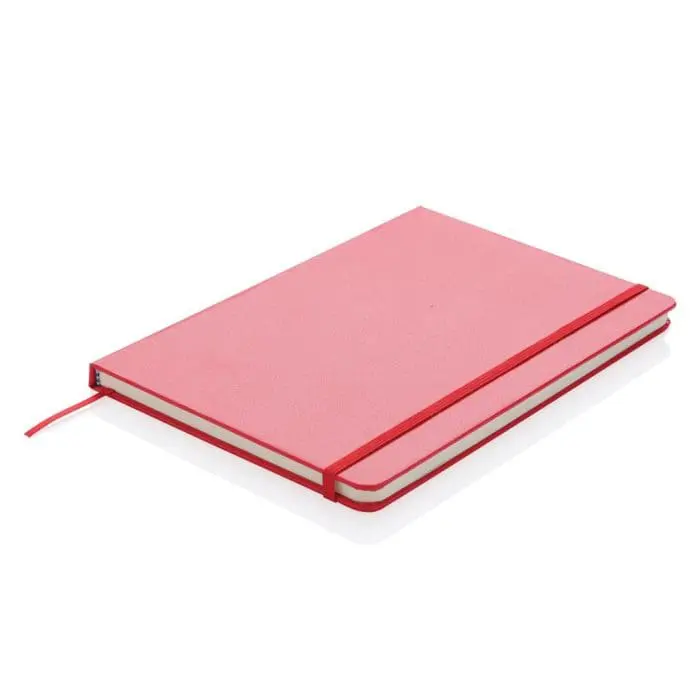 Branded Cloud Classic Hardcover Notebook A5 with printed logo, page marker and elastic closure