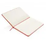 Branded Cloud Classic Hardcover Notebook A5 with printed logo, page marker and lined pages