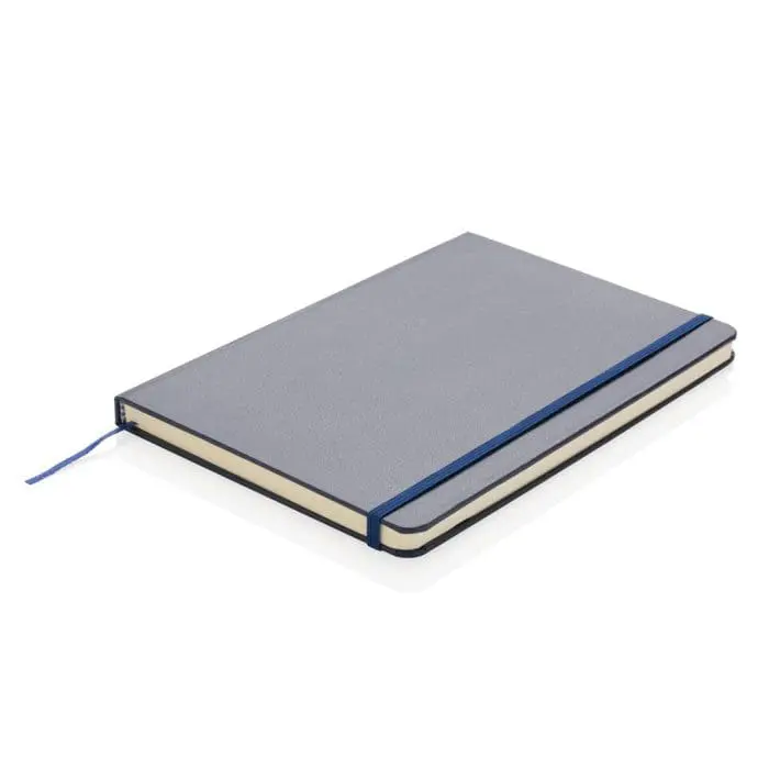 Printed Cloud Classic Hardcover Notebook A5 with printed logo, page marker and elastic closure