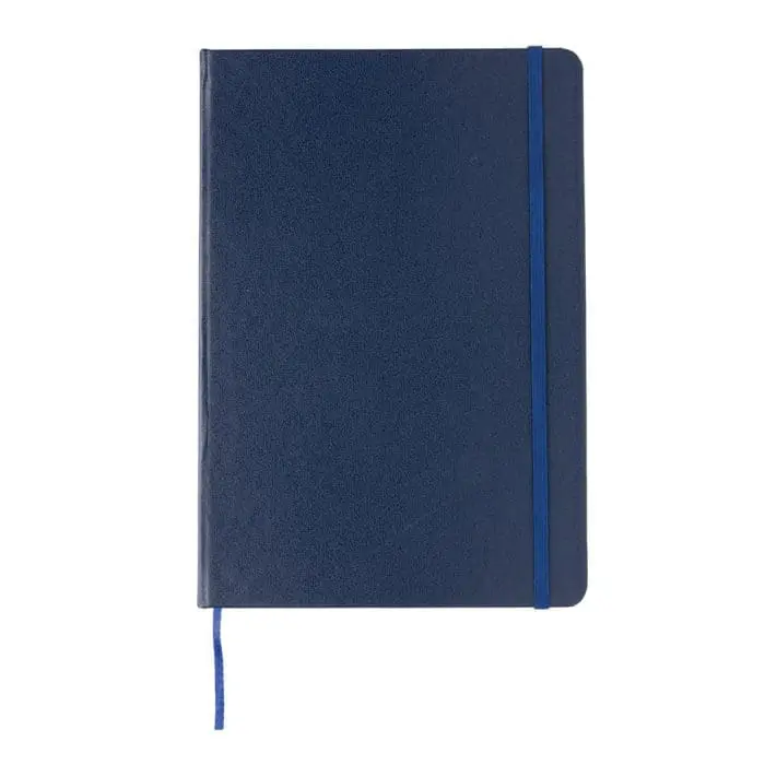 Printed Cloud Classic Hardcover Notebook A5 with printed logo and elastic closure