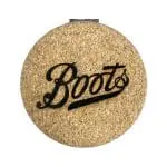 Branded Cork Pocket Mirror with printed logo or design