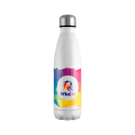 Promotional Full Colour Bottle 500ml as part of gift box set with printed logo