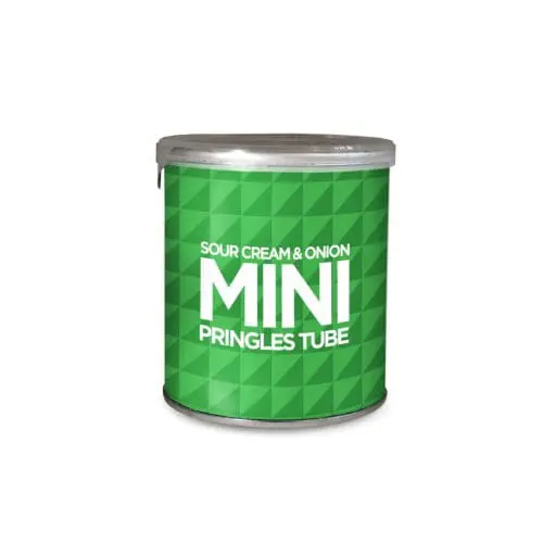 Promotional Mini Pringles Sour Cream & Onion Flavour printed with logo or design