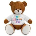 Promotional Richard 20cm Teddy Bear with printed logo or design on T-Shirt