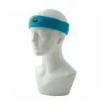 Promotional Sweat Headband in blue with printed logo or design