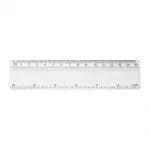 Branded 15cm Branded Ruler in white with printed logo or design