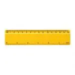 Branded 15cm Branded Ruler in yellow with printed logo or design