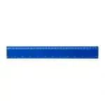 Customised 30cm Branded Ruler in blue with printed logo or design