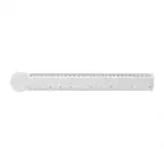 Promotional Circle Shaped Ruler 30cm with printed logo or design