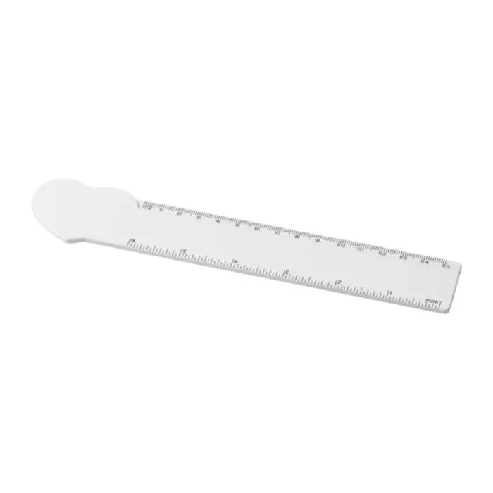 Printed Heart Shaped Ruler 15cm printed with logo or design