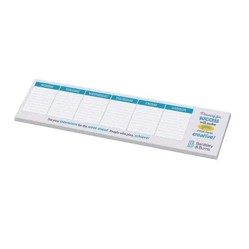 Promotional Keyboard Desk Pad in white with printed logo or design