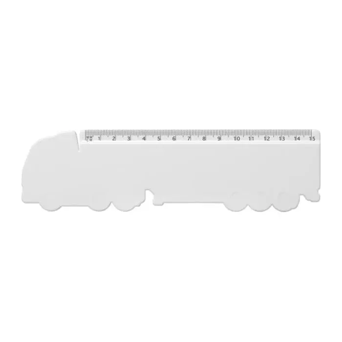 Printed Lorry Shaped Ruler 15cm with printed logo or design