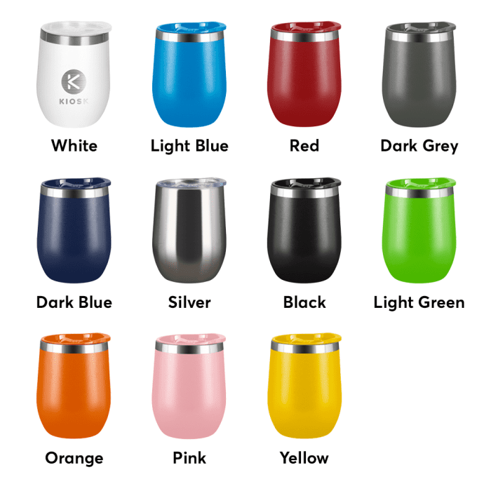 Promotional Vacuum Coffee Cup in variety of colours with printed logo or design