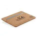 Promotional Cork RFID Slim Wallet printed with logo or design