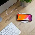 Branded Halo Wireless Charging Pad printed with logo or design