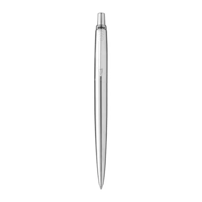 Promotional Steel Parker Jotter Ballpoint Pen in gift box with printed logo or design