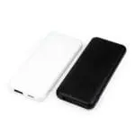 Printed Pocket Size 5000mAh Powerbank in white or black with printed logo or design