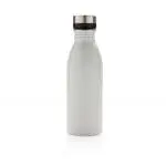 Personalised Recycled Deluxe Water Bottle 500ml in white printed with logo or design