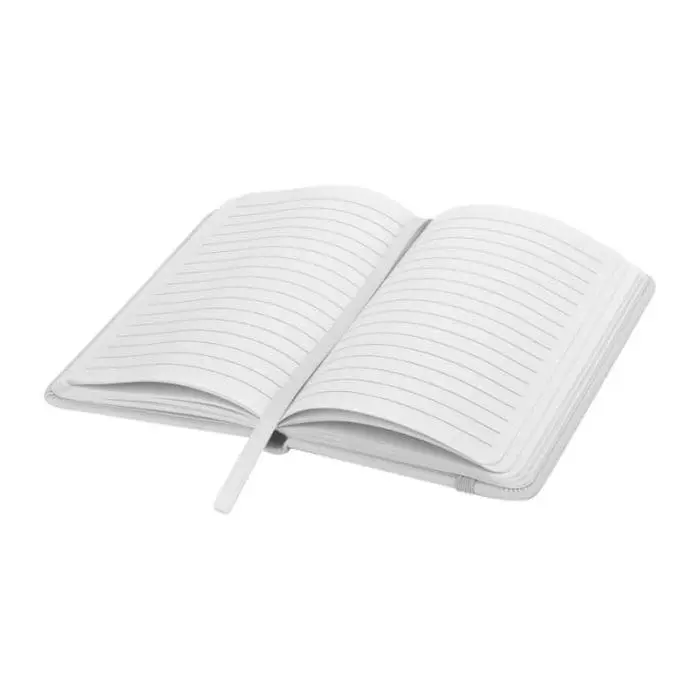 Personalised Spectrum Budget A6 Notebook with lined pages and printed logo or design