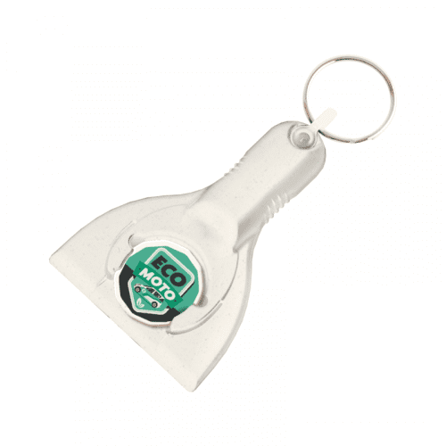 Promotional Bio Pop Ice Scraper Keyring with printed logo or design