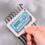 Promotional Biodegradable Credit Card Ice Scraper with printed logo or design