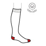 Promotional Knee Socks in assorted colours with printed logo or design