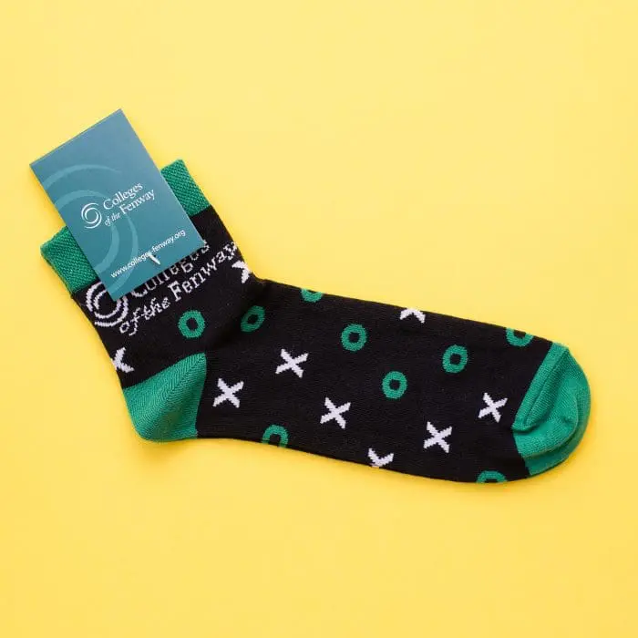 Promotional Quarter Socks in assorted colours with printed logo or design