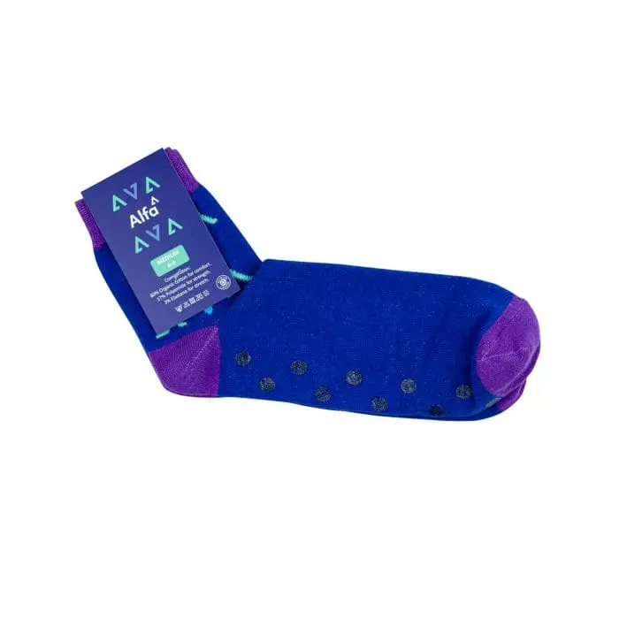 Printed Quarter Socks in assorted colours with printed logo or design