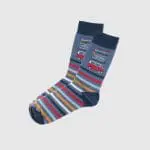 Printed Classic Crew Branded Bamboo Socks in assorted colours printed with logo or design