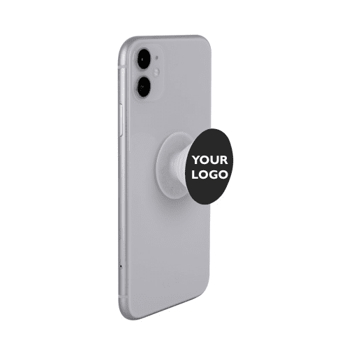 Promotional Eco PopSocket Pop Grip in black printed with your logo or design