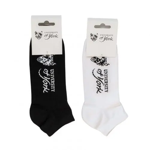 Promotional Low-Cut Trainer Socks in assorted colours with printed logo or design