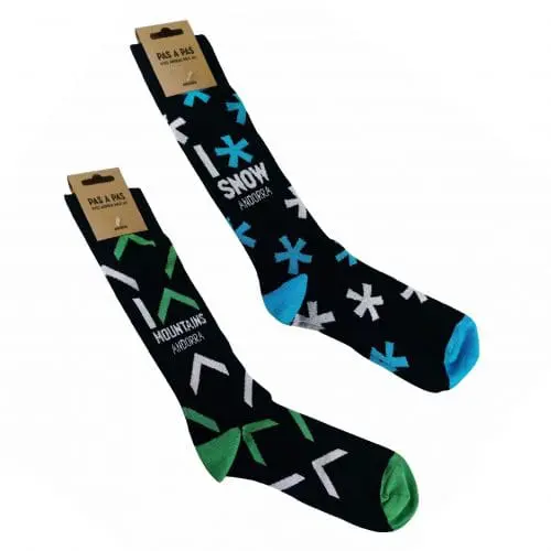 Promotional Mid-Calf Dress Socks in assorted colours with printed logo or design