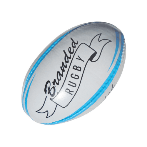 Promotional Mini Rugby Ball PVC (Size 0) printed with logo or design