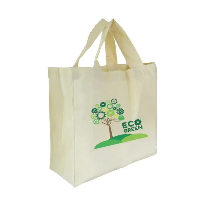 Promotional Natural Cotton Lunch Bag 5oz printed with logo or design