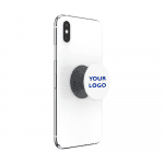 Promotional Original Branded PopSocket in white with printed logo or design