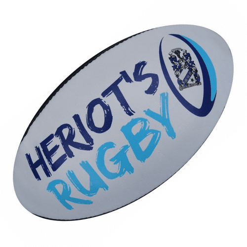 Branded Rugby Ball (Full-Size 5) printed with logo or design