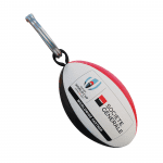 Promotional Rugby Ball Keyring printed with logo or design