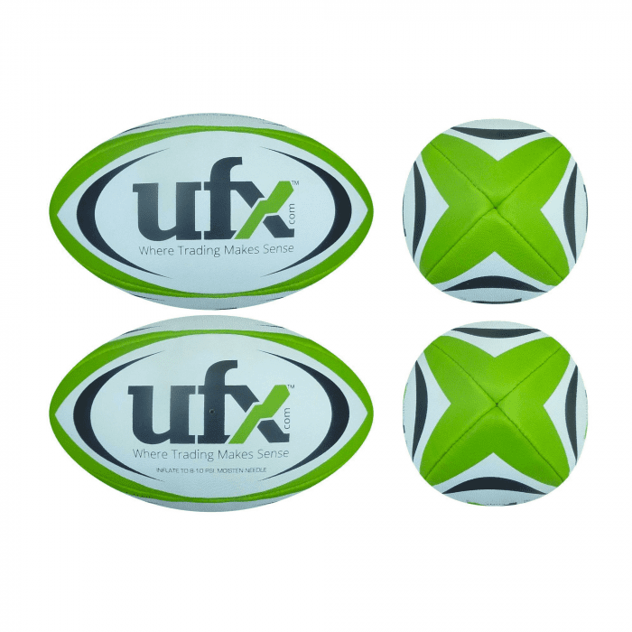 Branded Rugby Ball Pimple Grain (Size 5) printed with logo or design