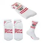 Promotional Sports Crew Socks in assorted colours with printed logo or design