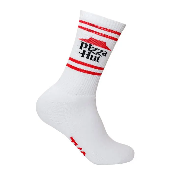 Personalised Sports Crew Socks in assorted colours with printed logo or design