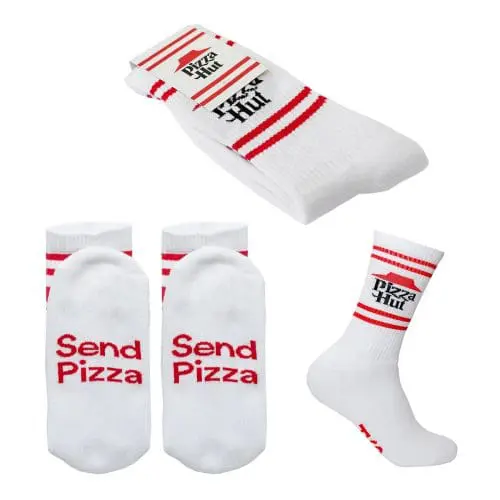 Promotional Sports Crew Socks in assorted colours with printed logo or design