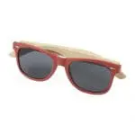 Customised Sun Ray Bamboo Sunglasses in assorted colours with printed logo or design