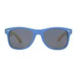 Personalised Sun Ray Bamboo Sunglasses in assorted colours with printed logo or design