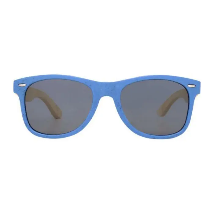 Personalised Sun Ray Bamboo Sunglasses in assorted colours with printed logo or design