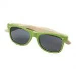 Branded Sun Ray Bamboo Sunglasses in assorted colours with printed logo or design