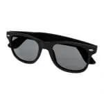 Branded Sun Ray Sunglasses in black with printed logo or design