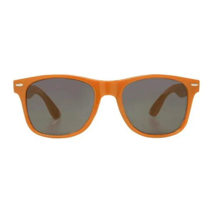 Customised Sun Ray rPET Sunglasses in assorted colours with printed logo or design