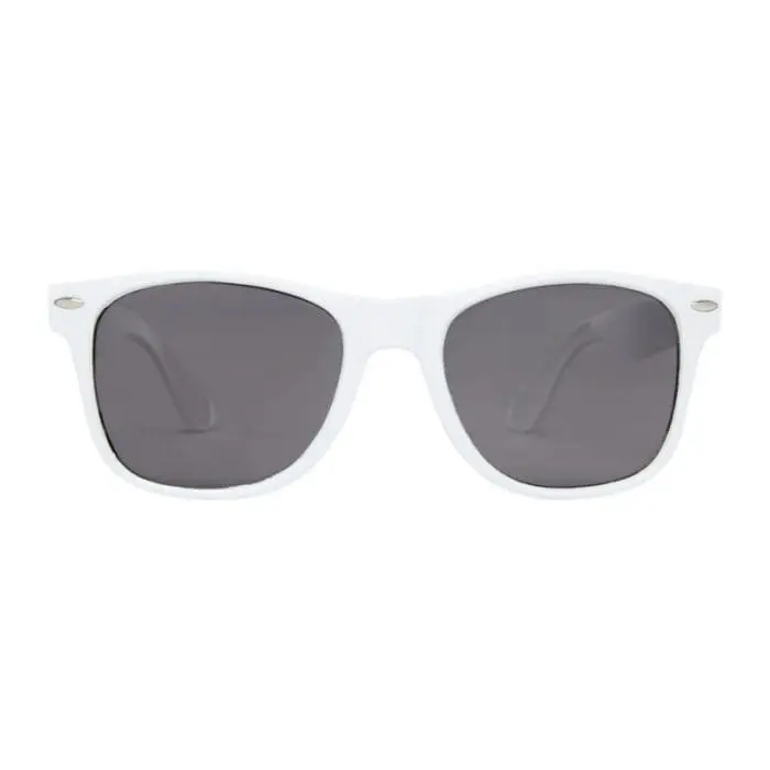 Printed Sun Ray rPET Sunglasses in assorted colours with printed logo or design