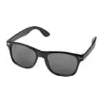 Branded Sun Ray rPET Sunglasses in black with printed logo or design