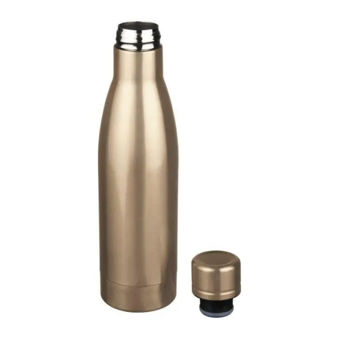 Branded Vasa Copper Vacuum Bottle 500ml in black with printed logo or design